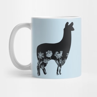 Floral Llama Mug